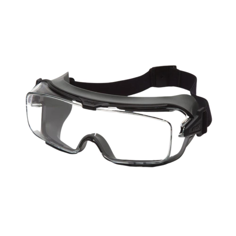 Pyramex Cappture Pro Safety Goggle, Color: Clear/AF/Gray, Quantity: Single