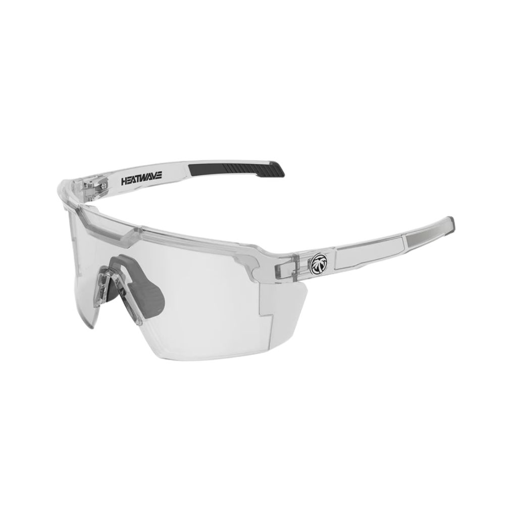 Heat Wave Future Tech Sunglasses / Vapor Clear Frame / Clear Lens / (Z87+), Color: Heatwave Future Tech Sunglasses / Vapor Clear Fram