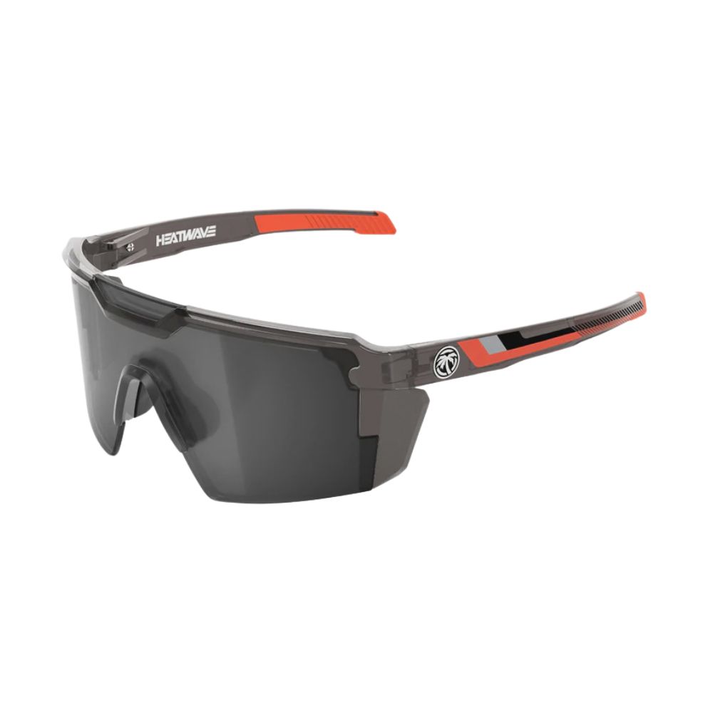 Heat Wave Future Tech Sunglasses - Ring Z87+ / Frosted Smoke Frame / Silver Lens, Model: Polarized