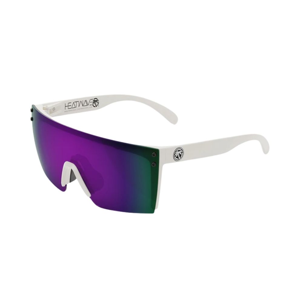 Heat Wave Lazer Face White / Ultra-Violet Lens, Color/Style: Heatwave Lazer Face White / Ultra-Violet Lens