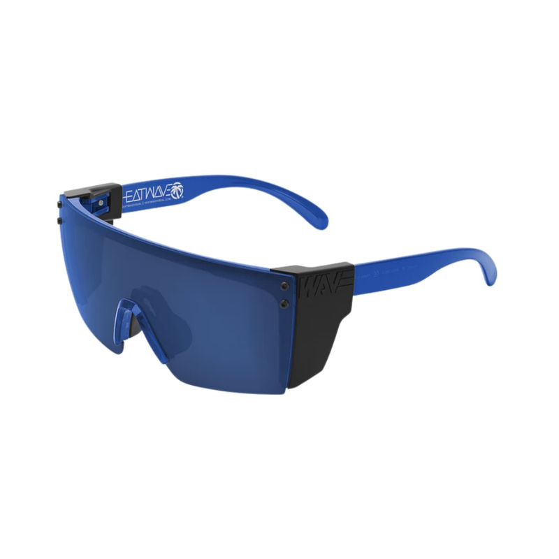 Heat Wave Lazer Face Sunglasses - Neon Blue Z.87 / Neon Blue Frame / Coastal Lens