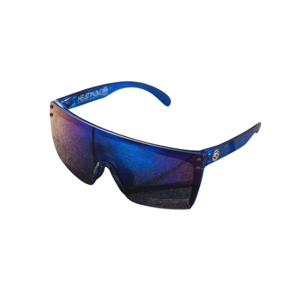 Heat Wave Lazer Face Sunglasses - Neon Blue Z.87 / Neon Blue Frame / Coastal Lens, Brand/Color: Heat Wave Lazer Face Sunglasses - Neon Blue Z.87 /, Model: Polarized