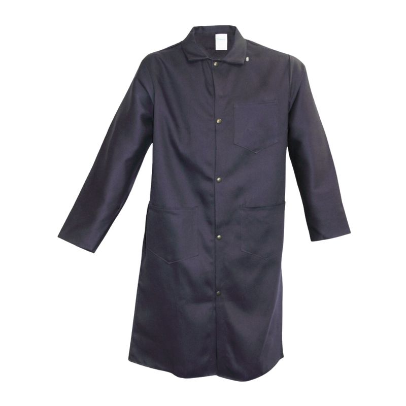 Stanco Navy FR Lab Coat Short