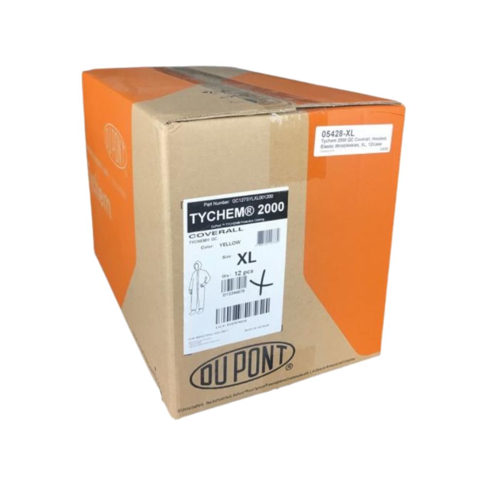Dupont Tychem 2000 Coverall, Color: Case, Size: 4XL