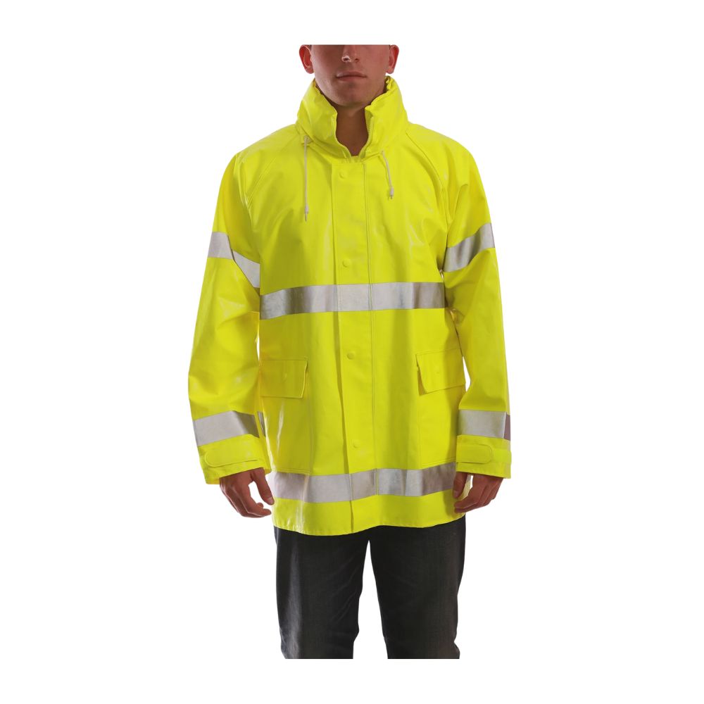 Tingley Comfort-Brite FR HD Jacket, Color: Lime, Quantity: Single, Size: 5XL