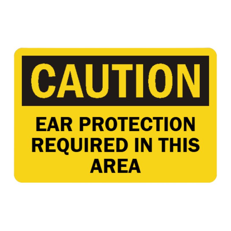 Caution Ear Protection Required