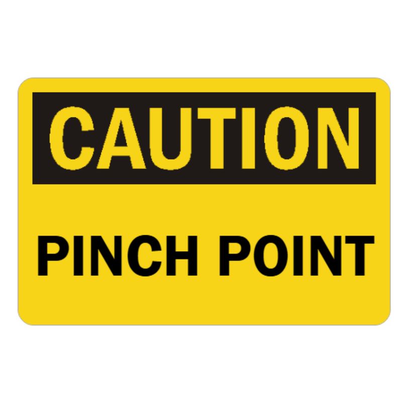 Caution Pinch Point