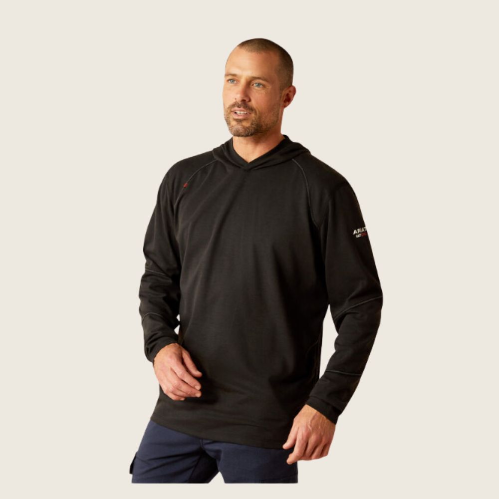 Ariat Primo Hooded T-Shirt, Color: Black, Size: S, Style: Hooded