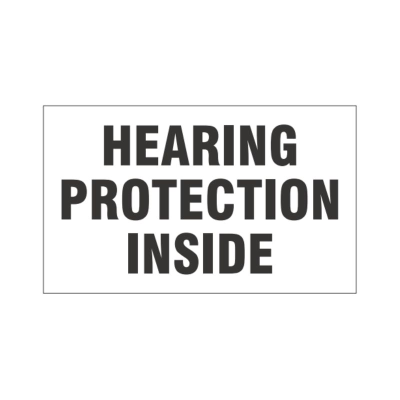 Hearing Protection Inside
