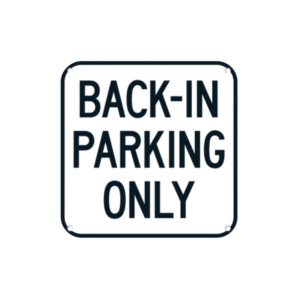 Back In Parking Only, Color: Al .040, Size: 10x14