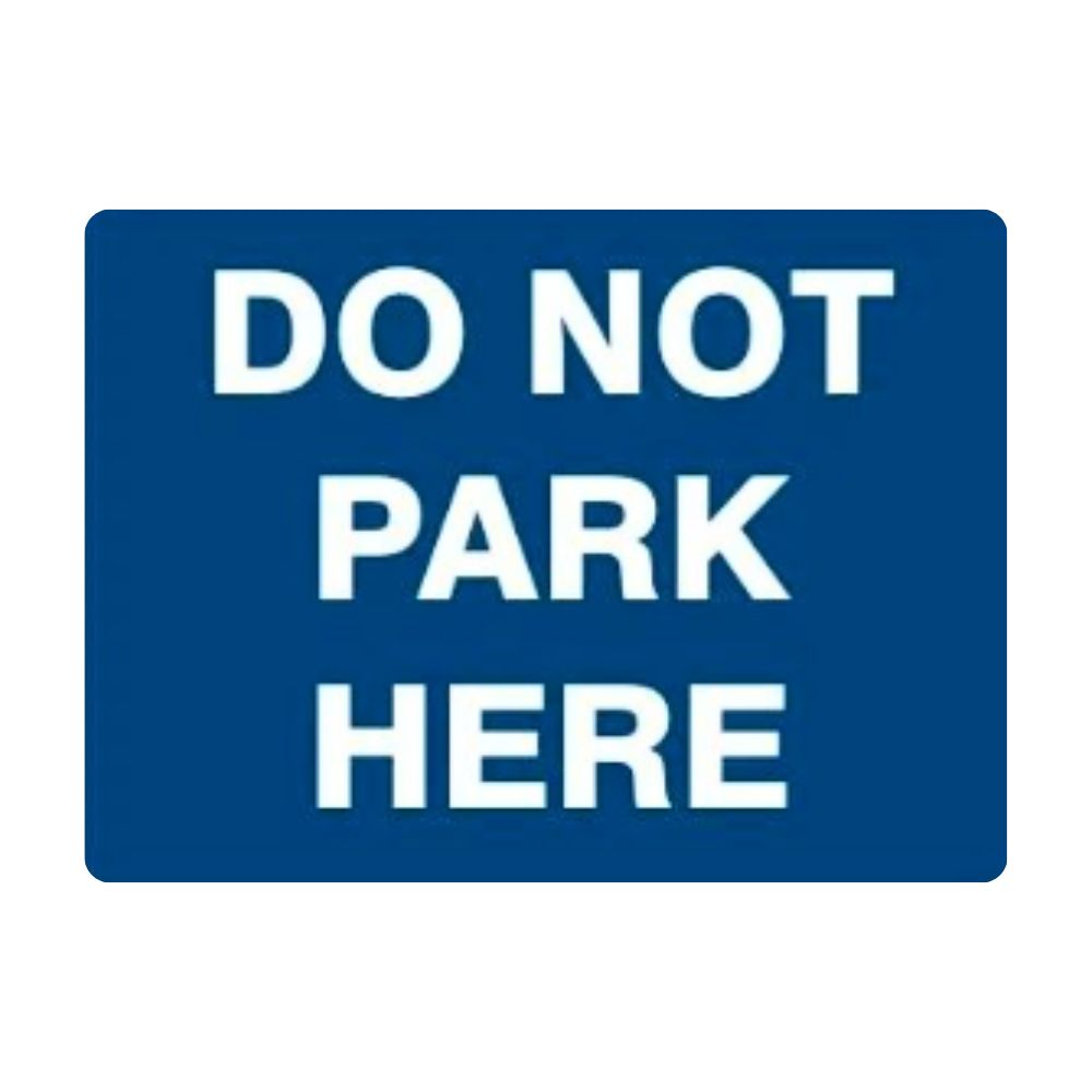 Do not park here