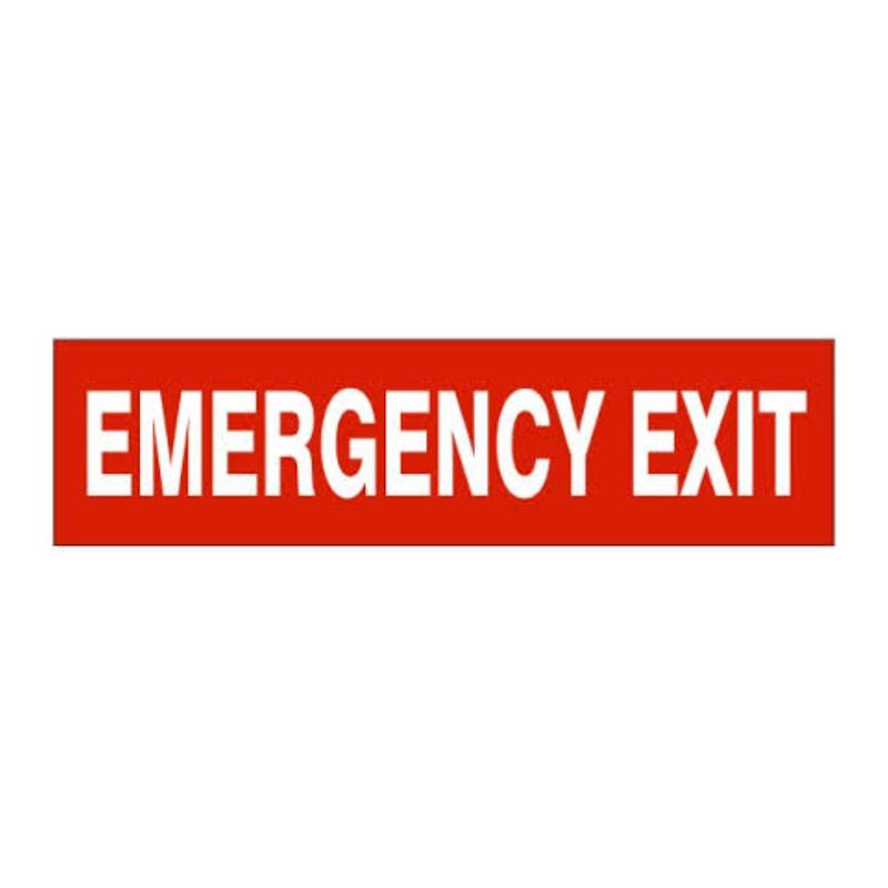 Emergency Exit 2.25x9 AV