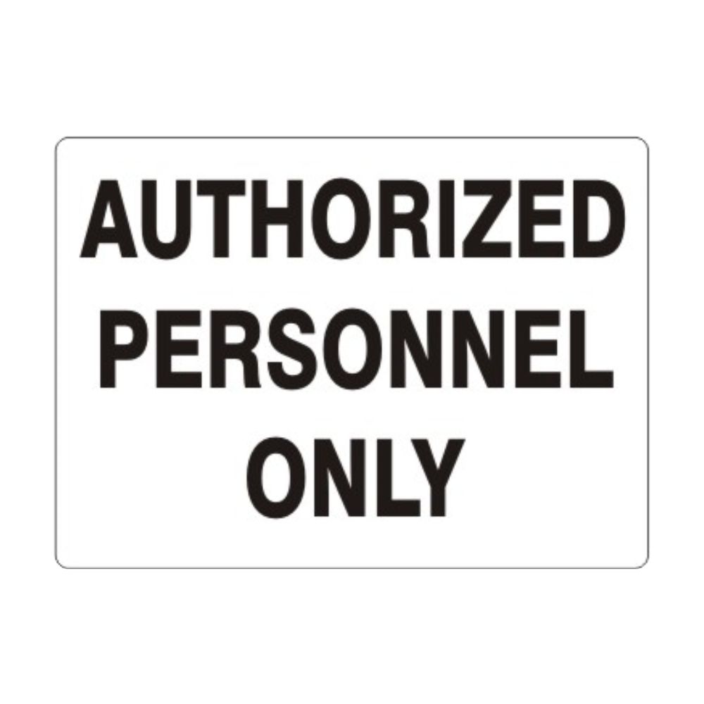 Authorized Personnel Only 2, Color: AV, Size: 7x10