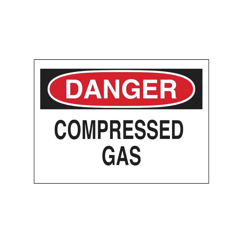 Danger Compressed Gas