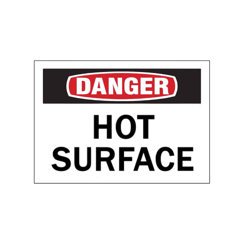 Danger Hot Surface