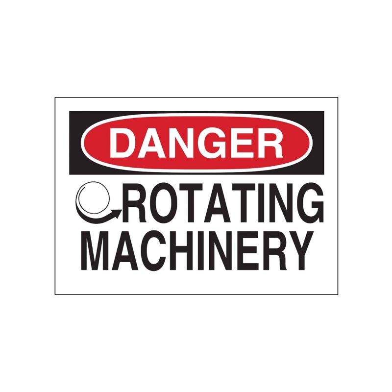 Danger Rotating Machinery