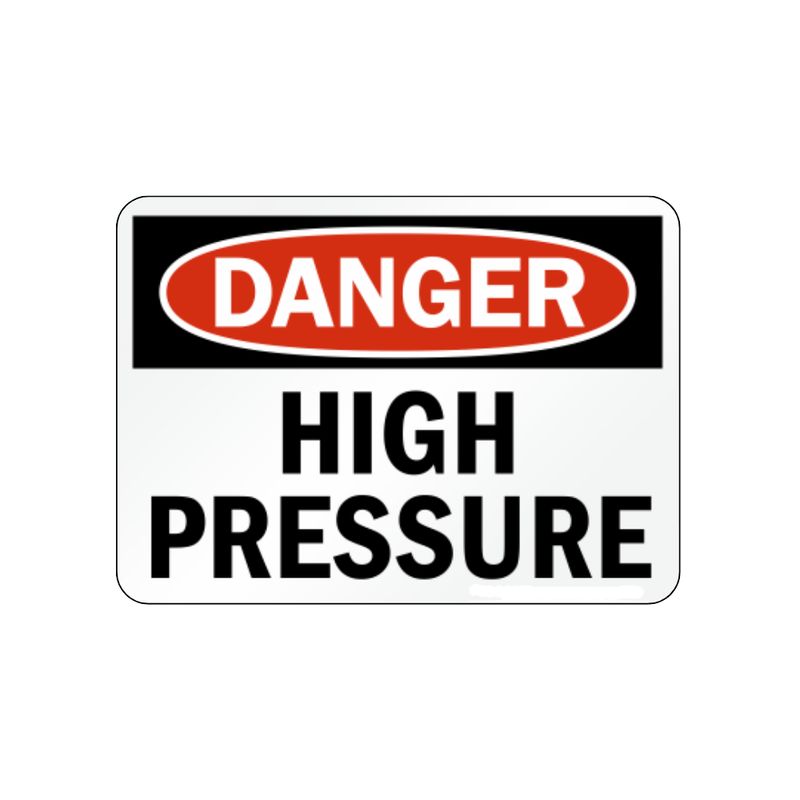 Danger High Pressure