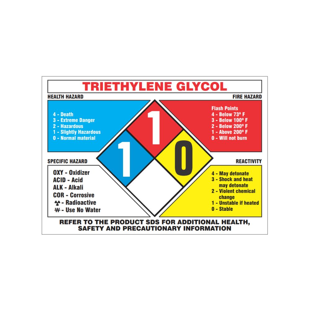 Triethylene Glycol, Color: AV, Size: 7x10