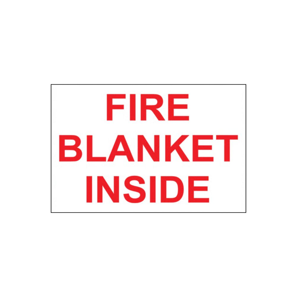 Fire Blanket Inside, Color: AV, Size: 8&quot;X10&quot;