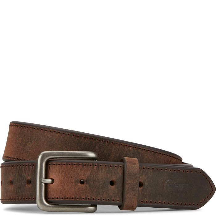 Chippewa Men&#39;s Genuine Leather Belt - Buffalo Crazy Horse Leather, Model: Buffalo Crazy Horse Leather, Antique Nickle Harnes, Size: 32