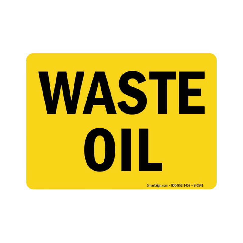 Waste Oil-7x10 Decal