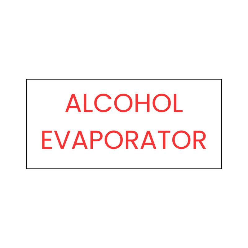 Alcohol Evaporator/Opposite Side