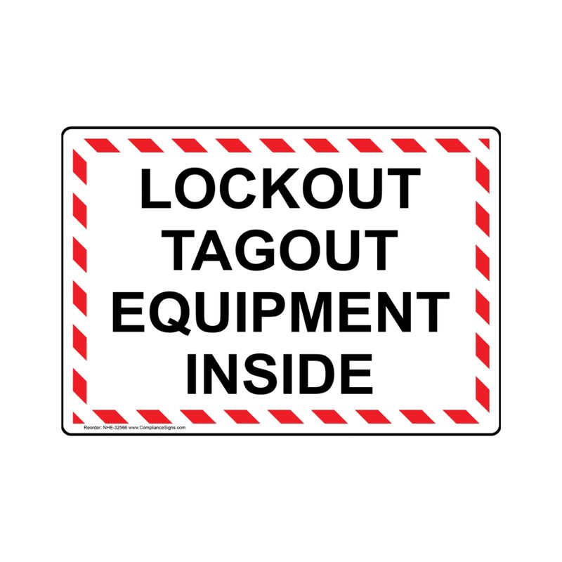 Lockout tagout equipment inside