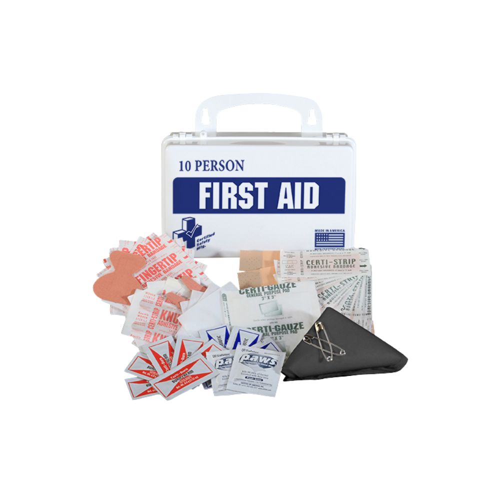 First Aid Kit 25 Person Plastic Shell, Size: 25 Person