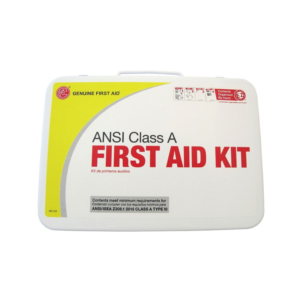 Easy Care 25 Person 2015 ANSI Class A Metal First Aid Kit, Size: 25 PR