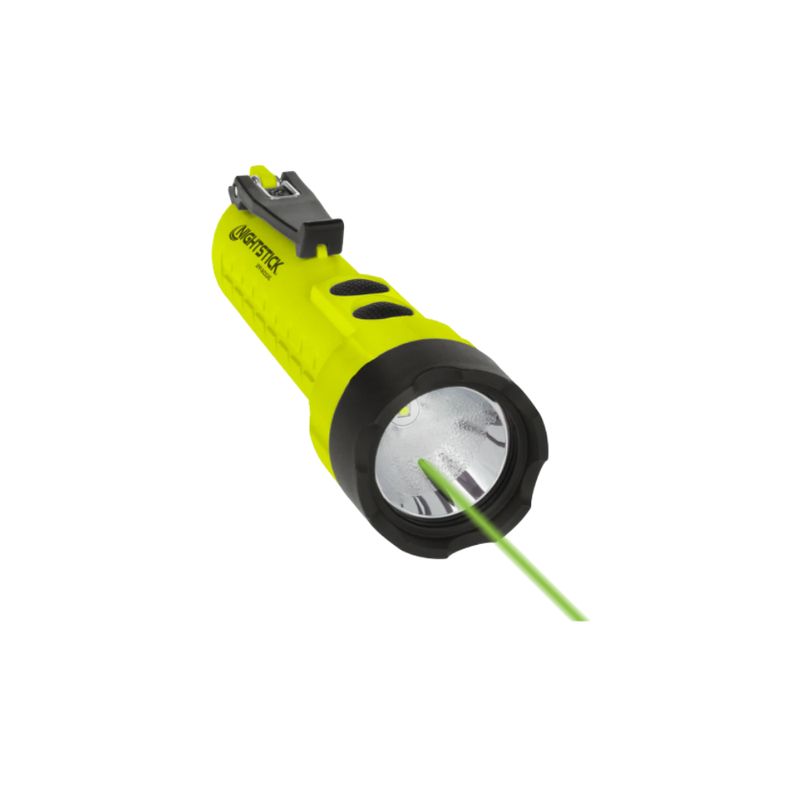 Nightstick Intrinsically Safe Flashlight w/Green Laser 210 Lumens