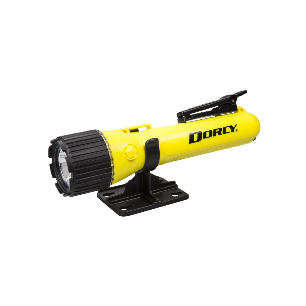 Dorcy Intrinsically Safe 124 Lumen Flashlight-DC, Color: Yellow