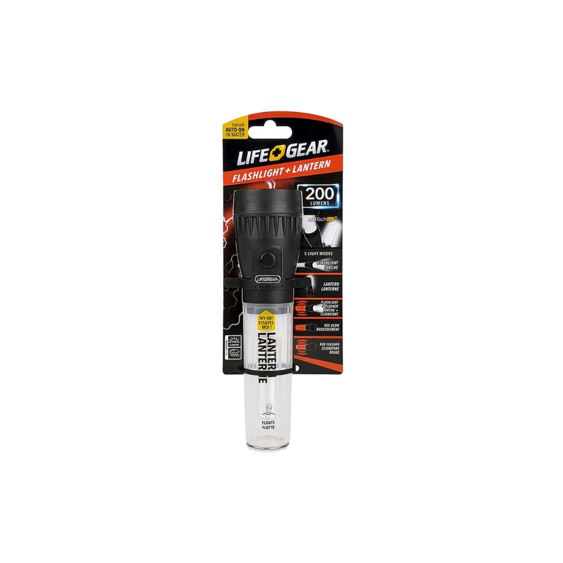 Life Gear Float Flashlight &amp; Lantern-DC