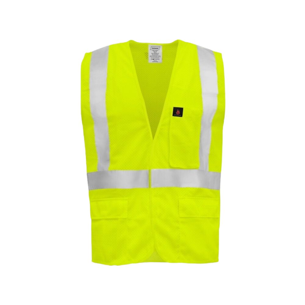 Ironwear FR 1284 Safety Vest, Color: Lime, Quantity: Single, Size: 2XL