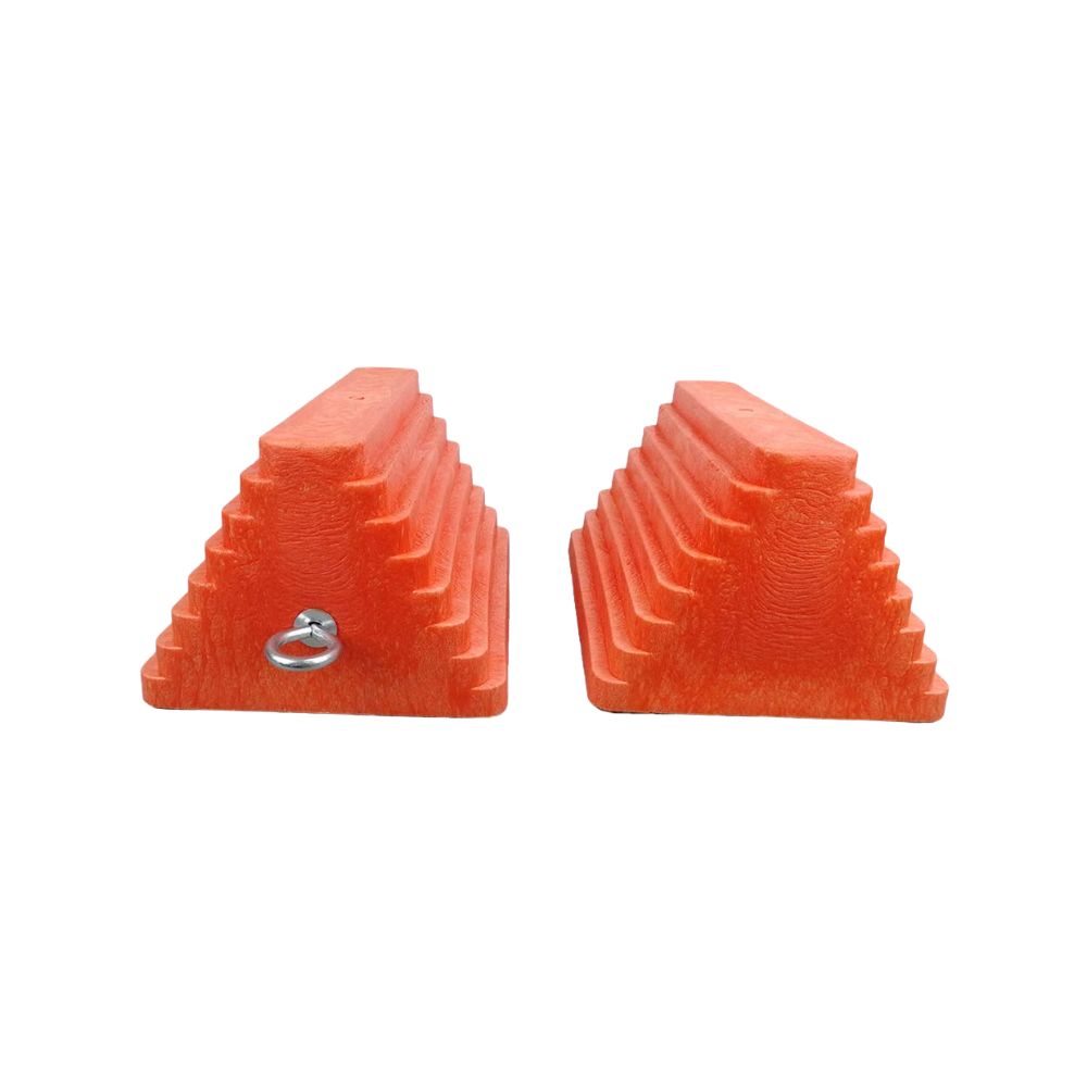 Wheel Chock 2 Pack Orange, Color: Orange