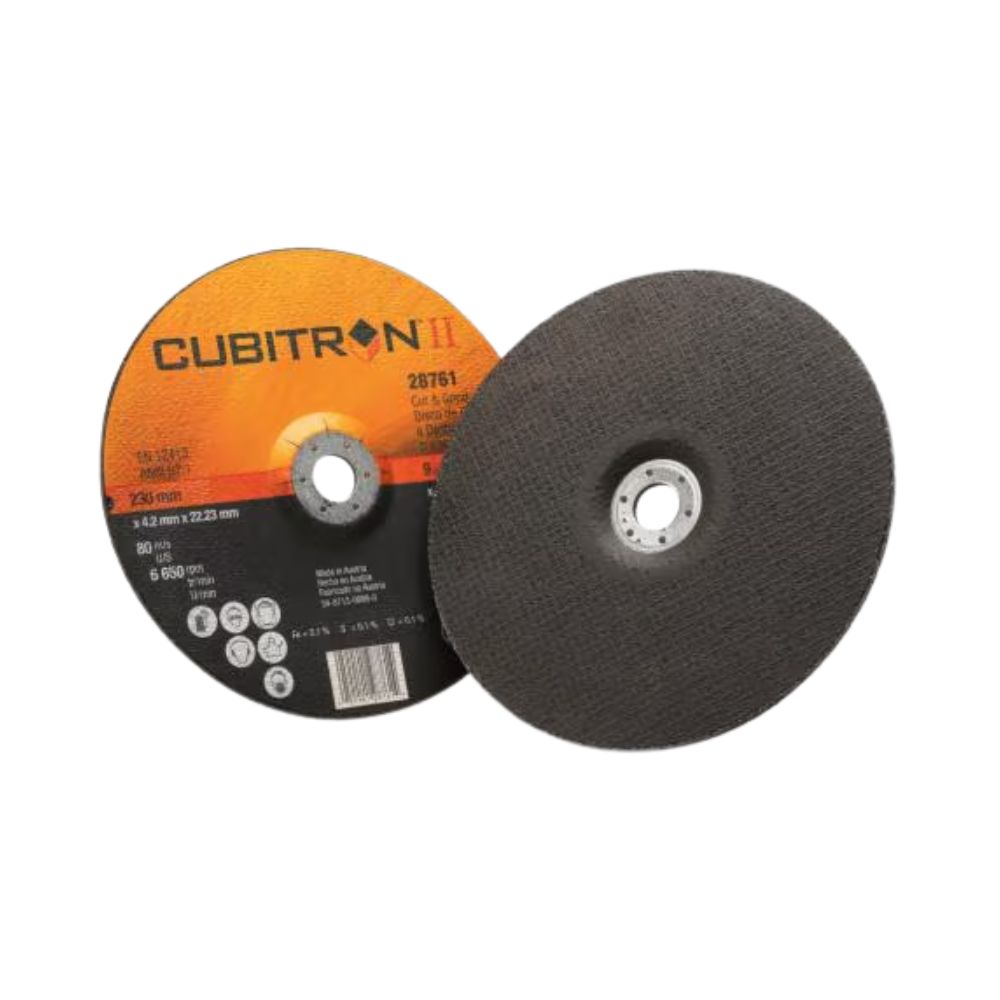 3M Cubitron ll Cut &amp; Grind Wheel, Quantity: Single, Size: 115mmx4.2mm