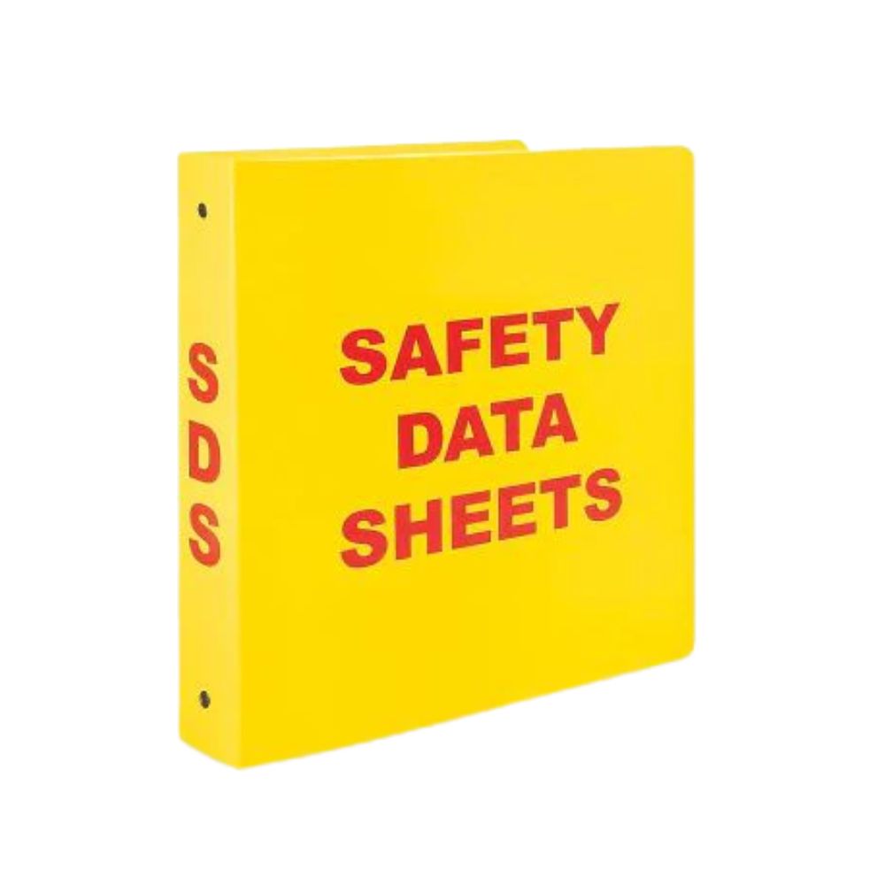 UniKeep SDS Binder, Color: Yellow, Size: 1&quot;