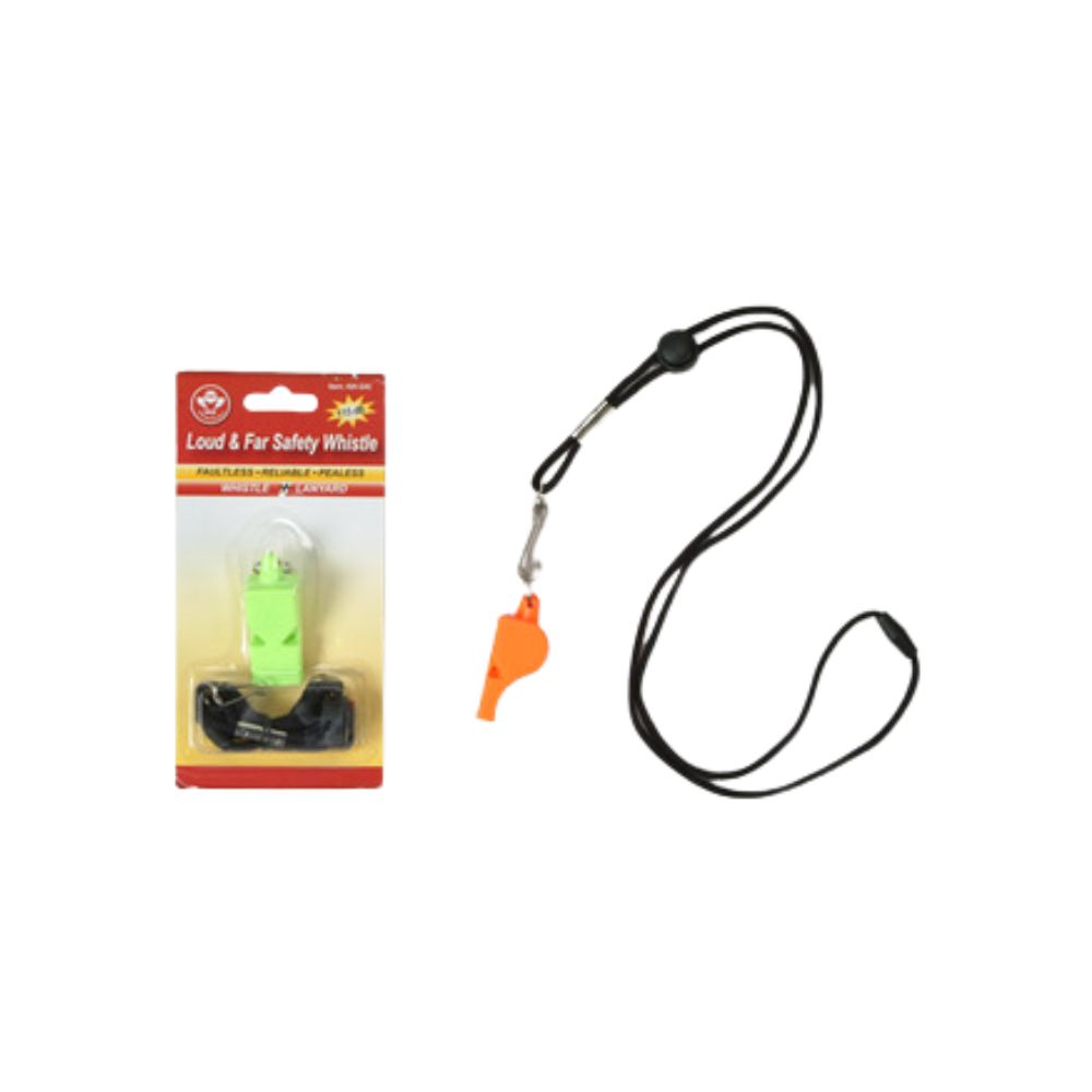 Safety Whistle, Color: Orange