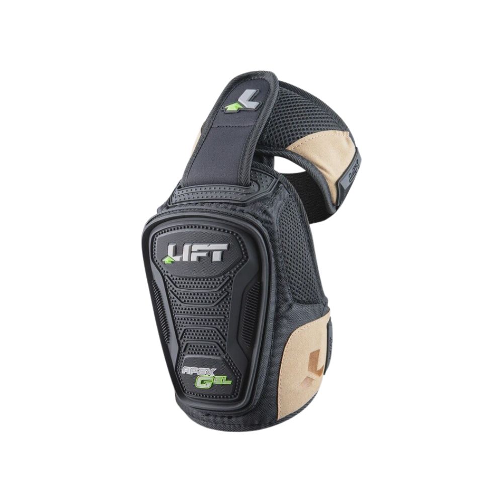 Lift Apex Gel Knee Guard, Color: Black