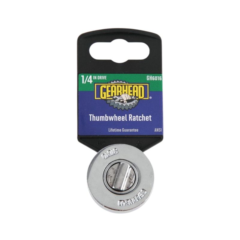 Gearhead Thumbwheel Ratchet