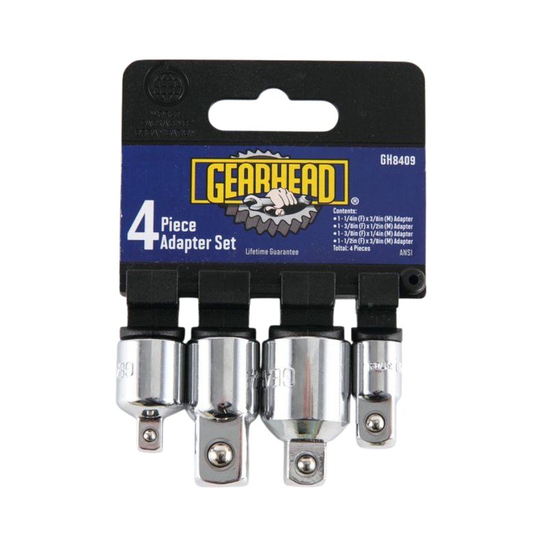 Gearhead 4 Piece Adapter Set