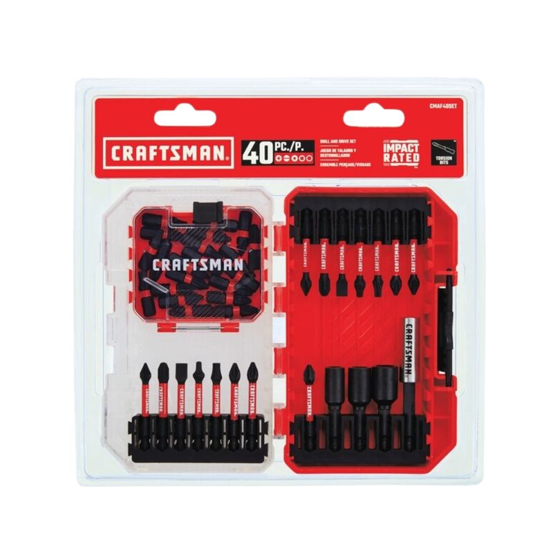 Craftsman 40 Piece Impact Screwdriver Bit Set / Bits and Drivers