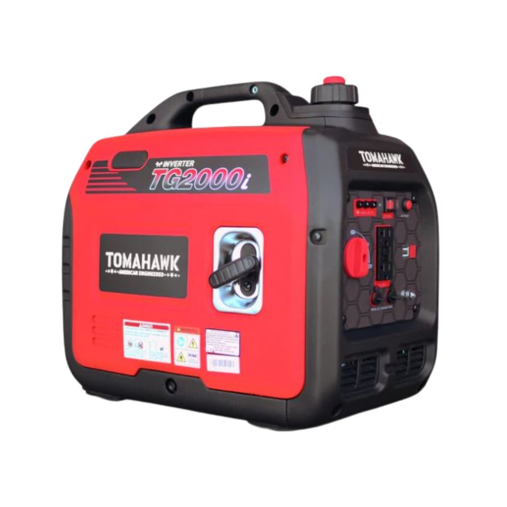 Tomahawk 2000 Watt Inverter Generator Super Quiet Portable Gas Power Professional Use