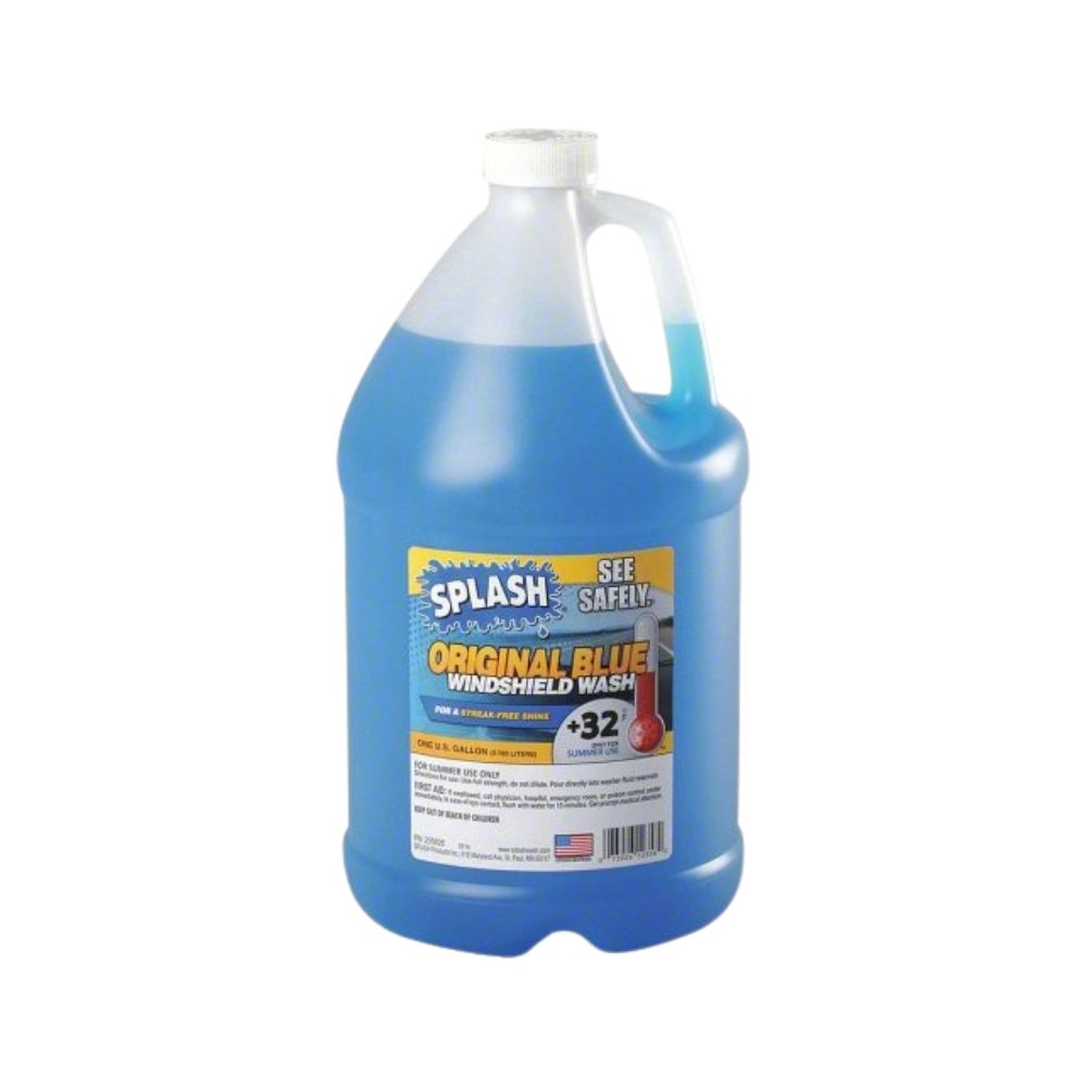 Splash Original Blue Windshield Wash / 1Gallon / +32F, Category: Washer Fluid, Color: +32F, Size: 1Gallon