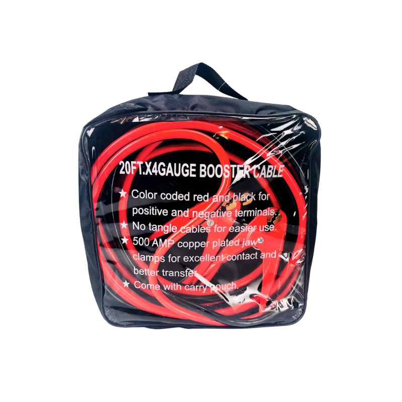Heavy Duty Solid Copper Booster Jumper Cables