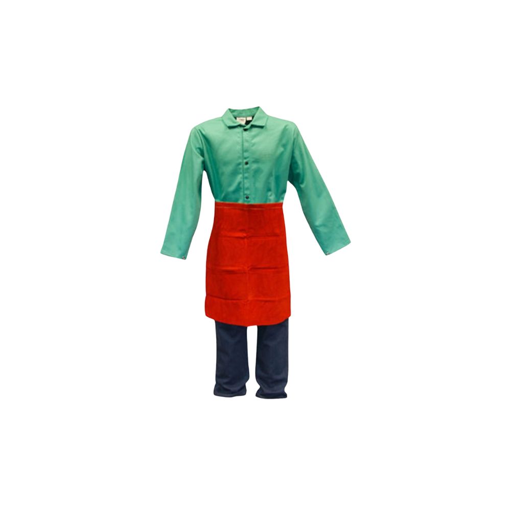 Stanco Welder's Apron, Color: WHITE, Size: 2 pockets