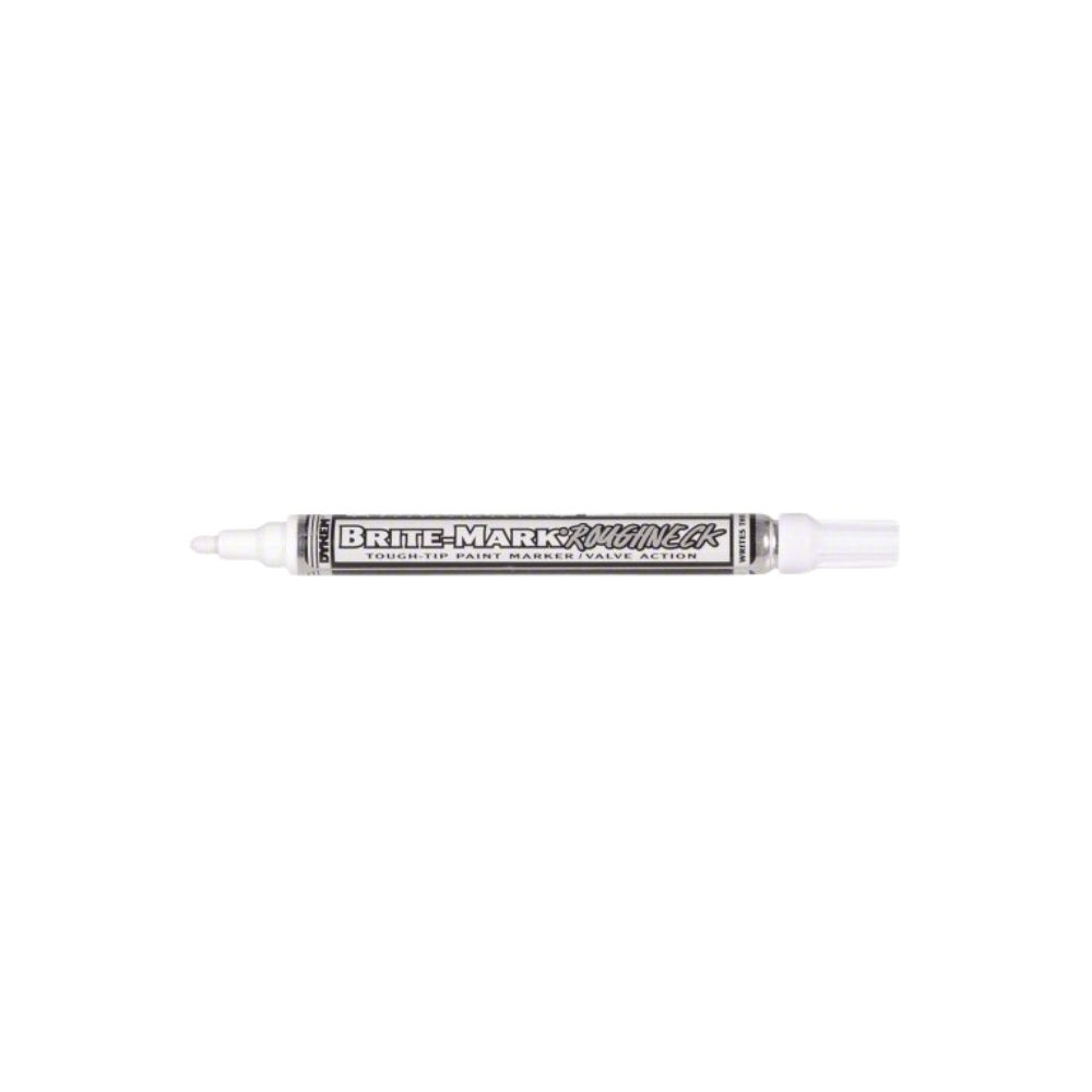Dykem Brite-Mark Roughneck Paint Marker, Color: White