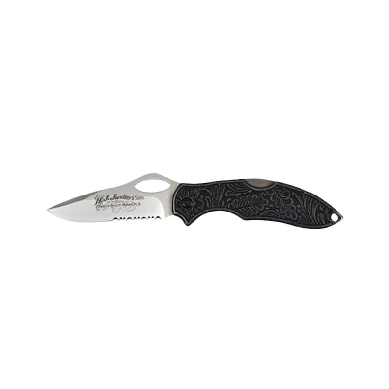 Justin Roping Knife Engraved Stainless Steel