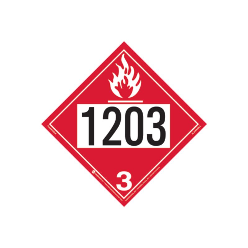 Safehouse Signs DOT Placard Double Sided 1993/1203