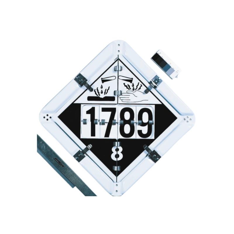 Safehouse Signs 6 Legend Flip Number Placard