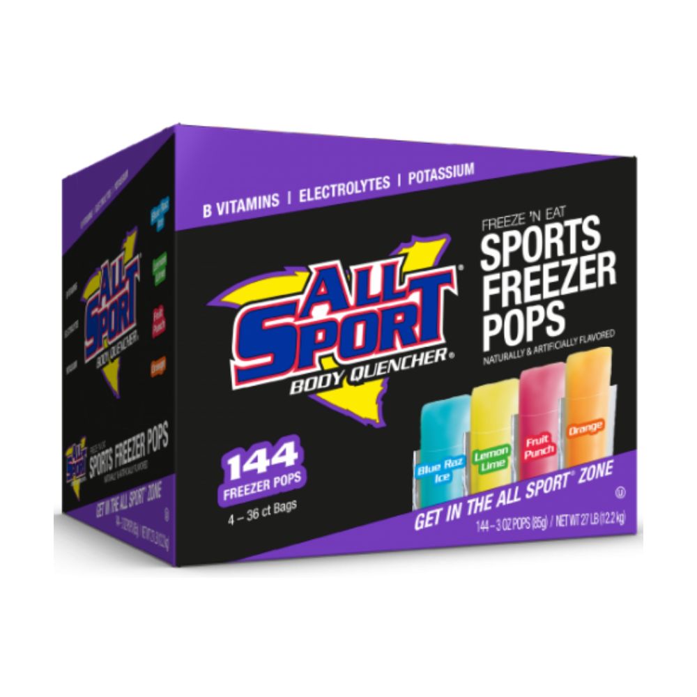 All Sport Freezer Pop - 144 Box / Sugar